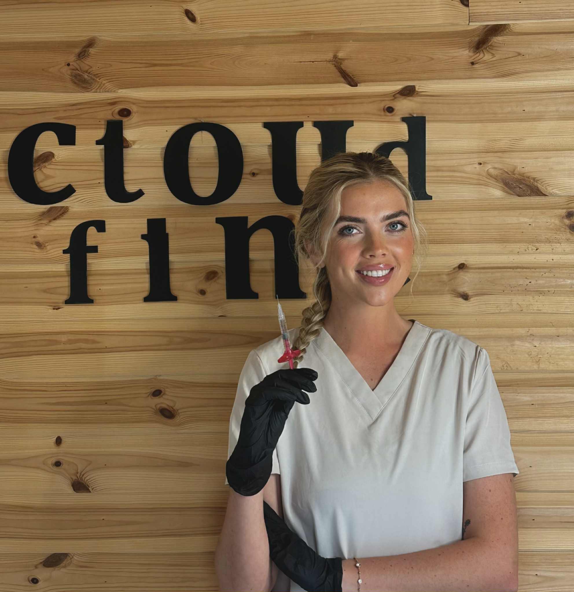 Cloud Fine Aesthetics treatment cabin in Weir